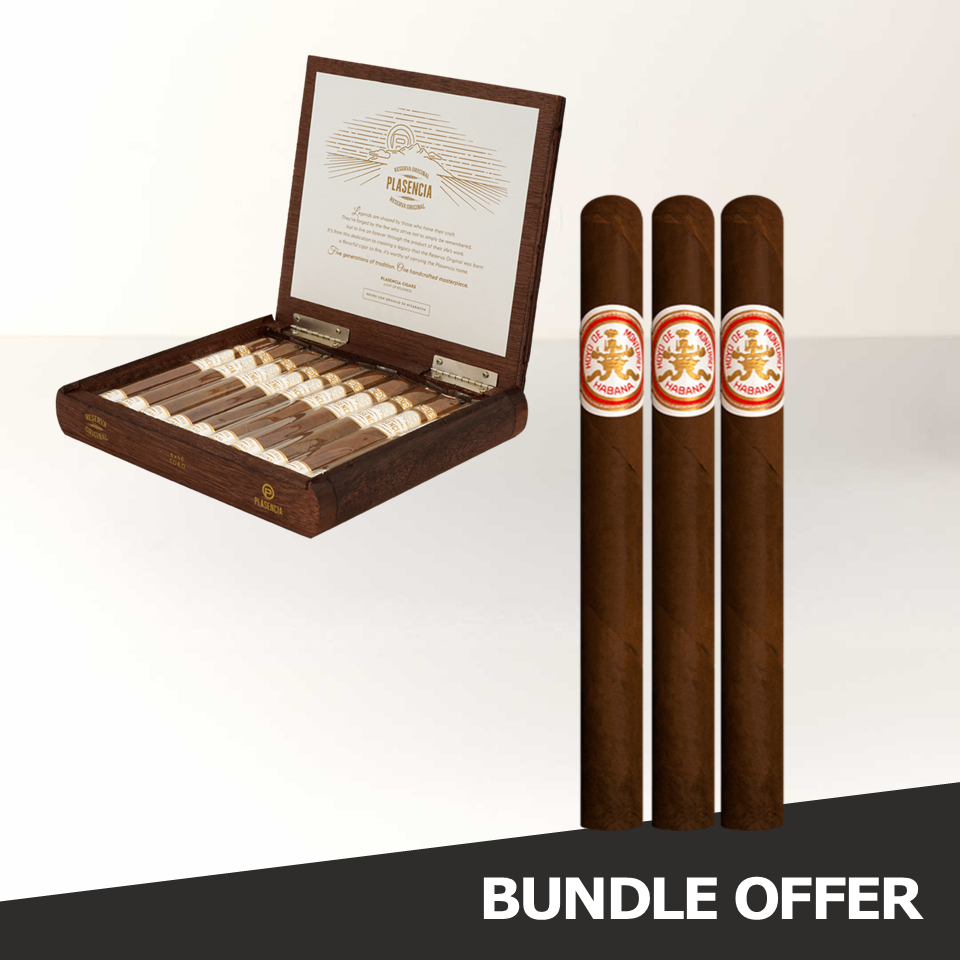 HOYO DE MONTERREY Double Coronas (3) & PLASENCIA