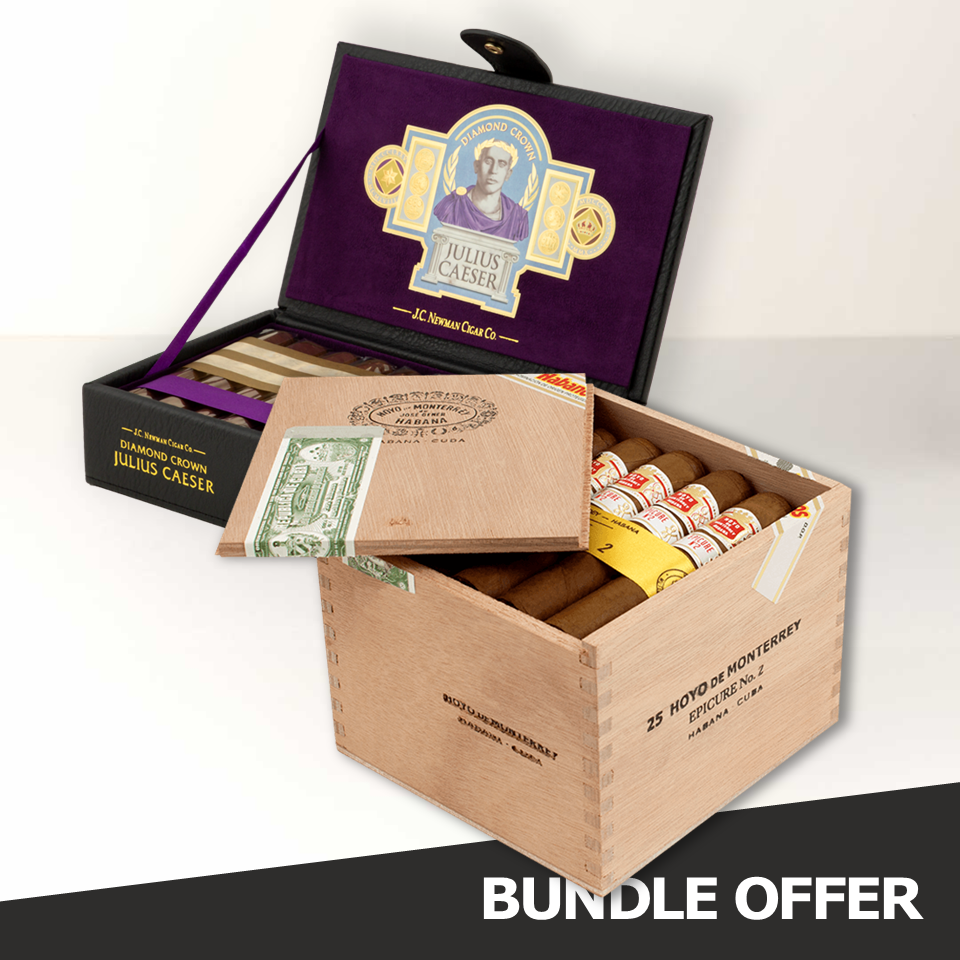 HdM Epicure No.2 (25) & DIAMOND CROWN Julius Caeser Robusto (20)