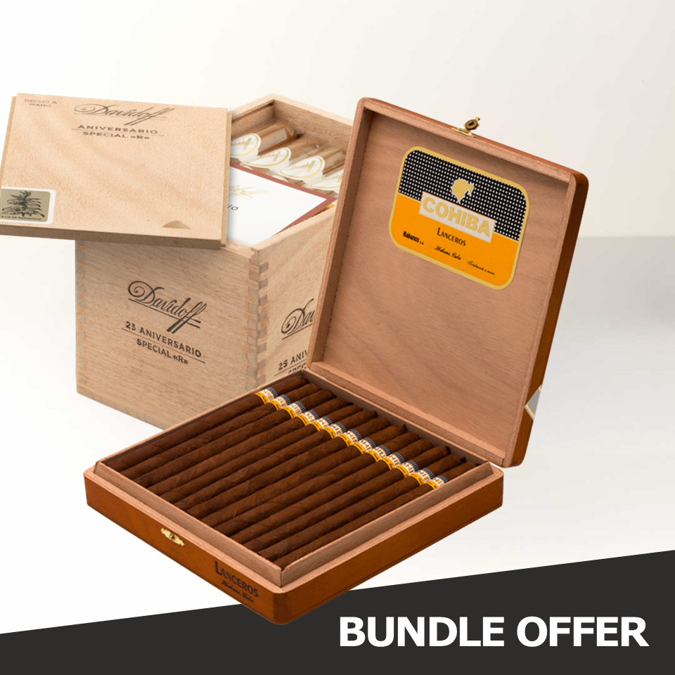 COHIBA Lanceros (25) & DAVIDOFF