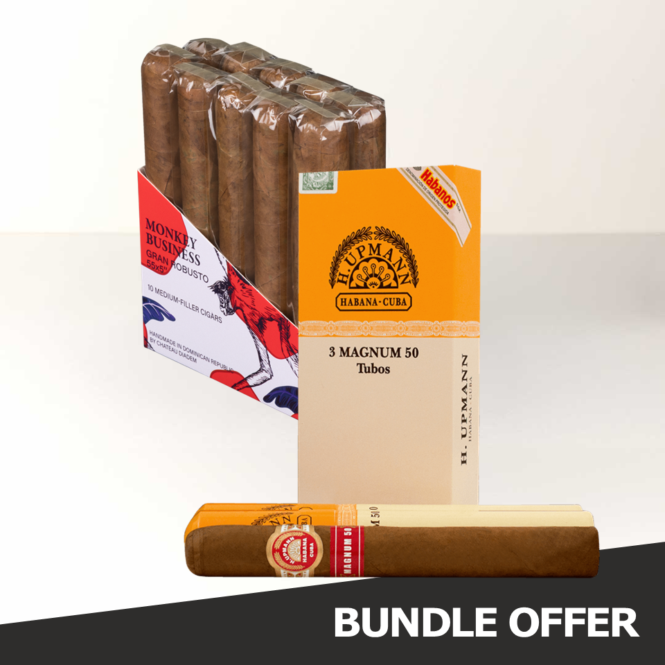 H.UPMANN Magnum 50 TUBOS (3) & MONKEY