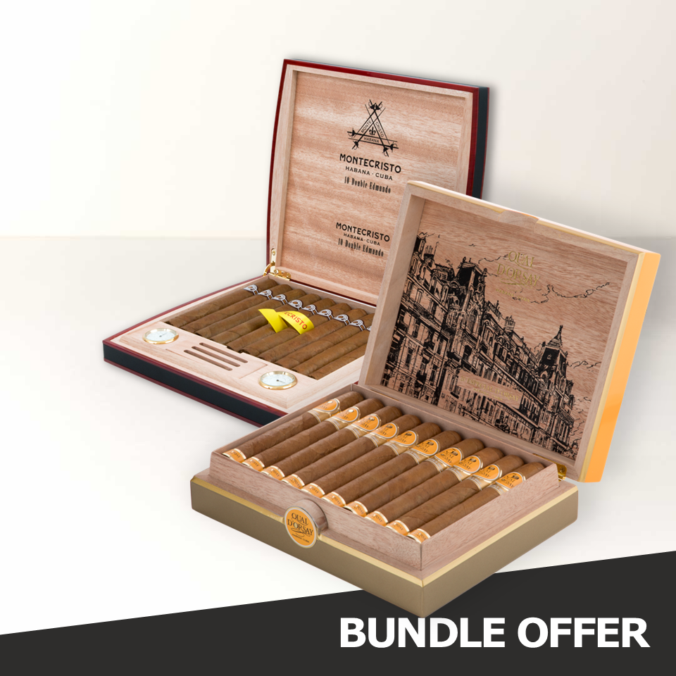 QUAI D'ORSAY Especial d&acute;Orsay (20) & MONTECRISTO Double Edmundo 2018 (10)