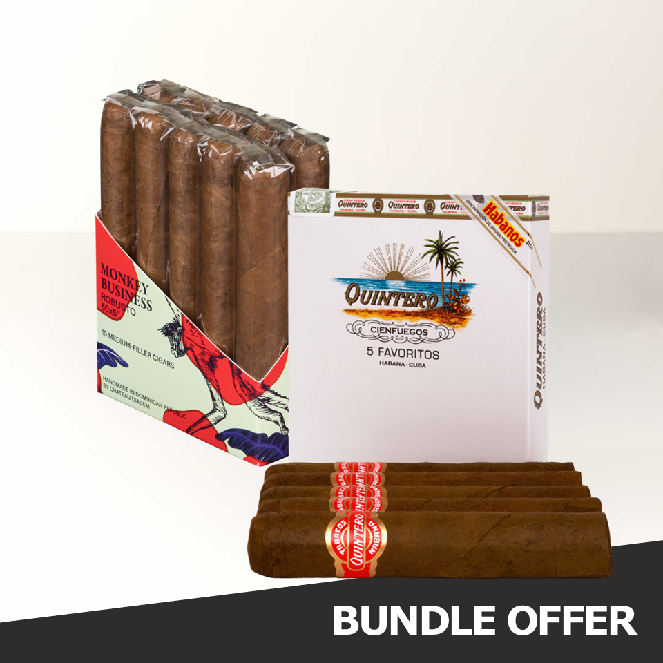 QUINTERO Favoritos (5) & MONKEY BUSINESS Robusto (10)
