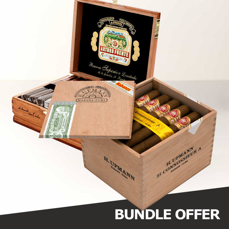 H.UPMANN Connossieur A (25) & ARTURO FUENTE Double Robusto (25)