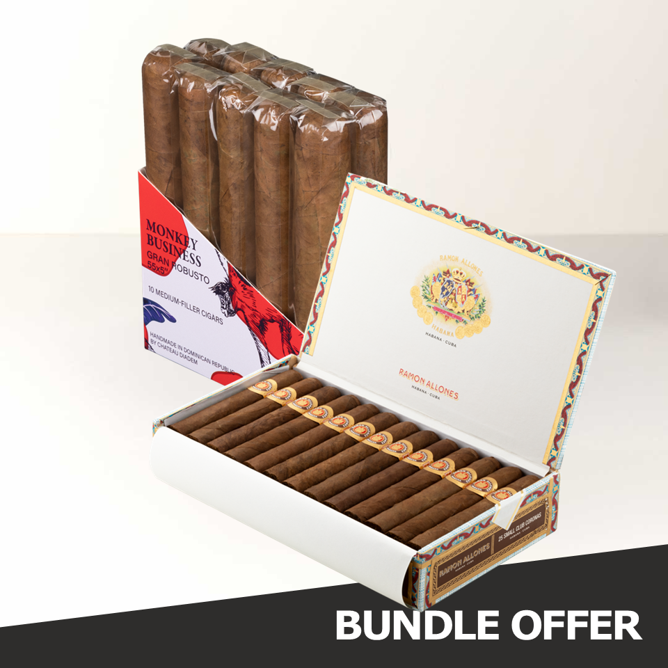 RAMON ALLONES Small Club Coronas (25) & MONKEY
