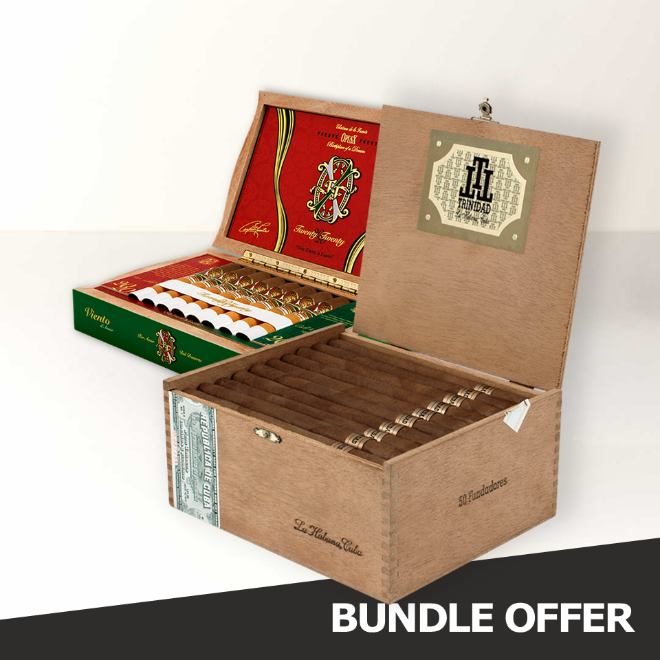 TRINIDAD Fundadores - 2003 (50) & ARTURO FUENTE Opus X 2020 Viento D'amor (20)