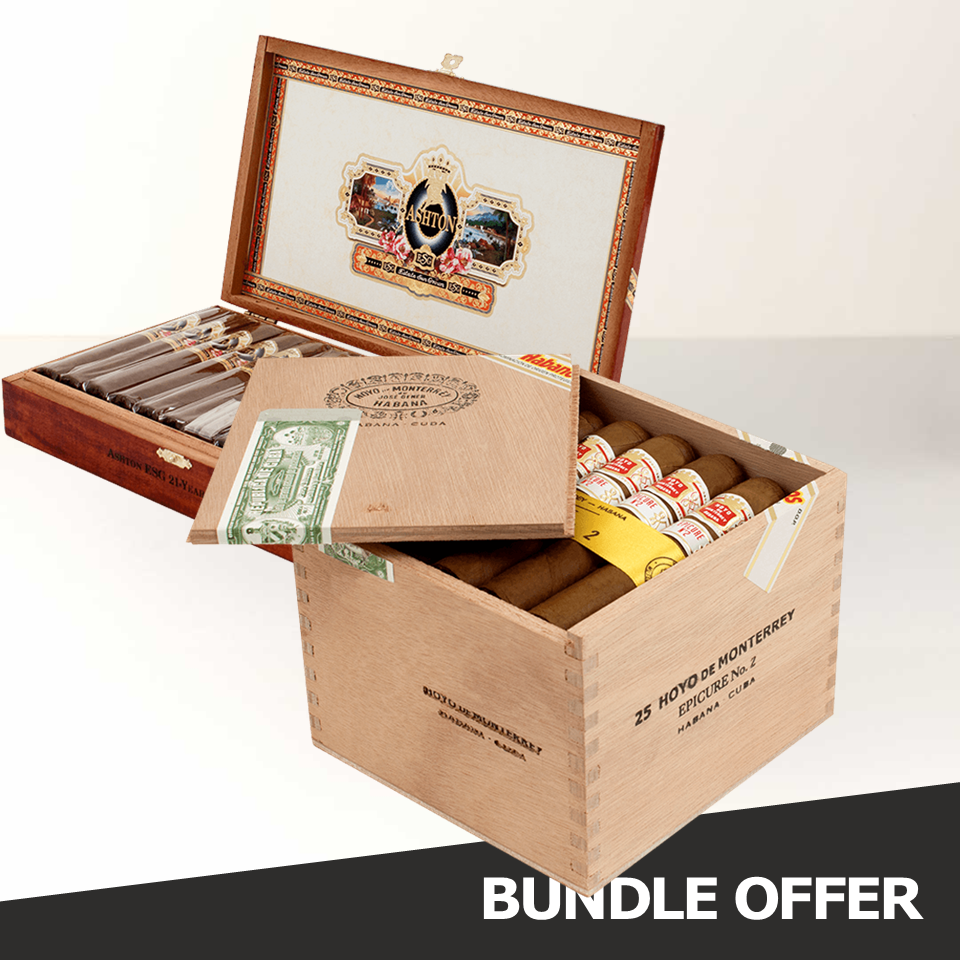 HOYO DE MONTERREY Epicure No.2 (25) & ASHTON