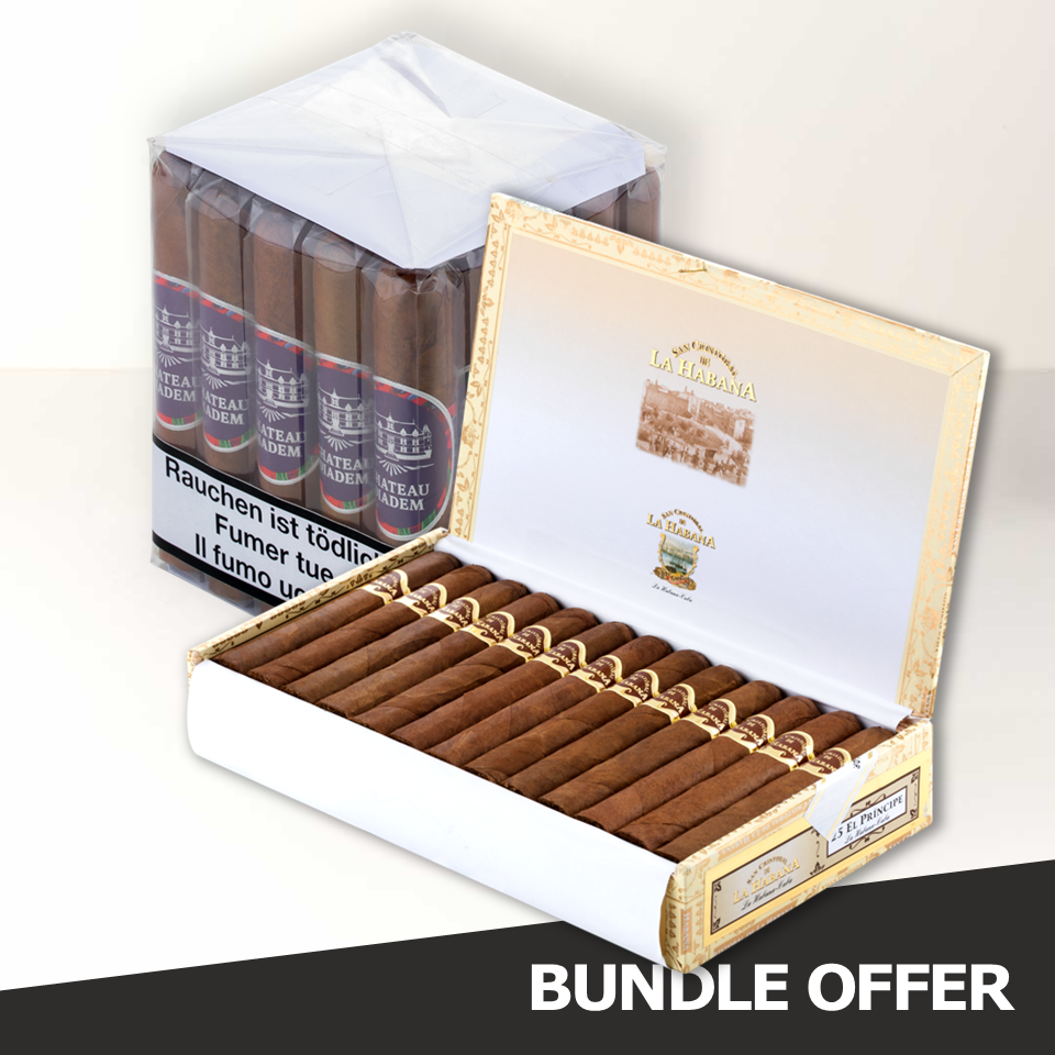 SAN CRISTOBAL El Pr&iacute;ncipe (25) & CHATEAU DIADEM Half Corona (25)