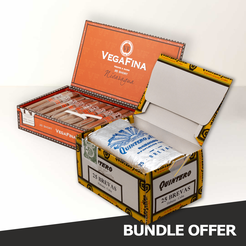 QUINTERO Brevas (25) & VEGAFINA Nicaragua Short (25)