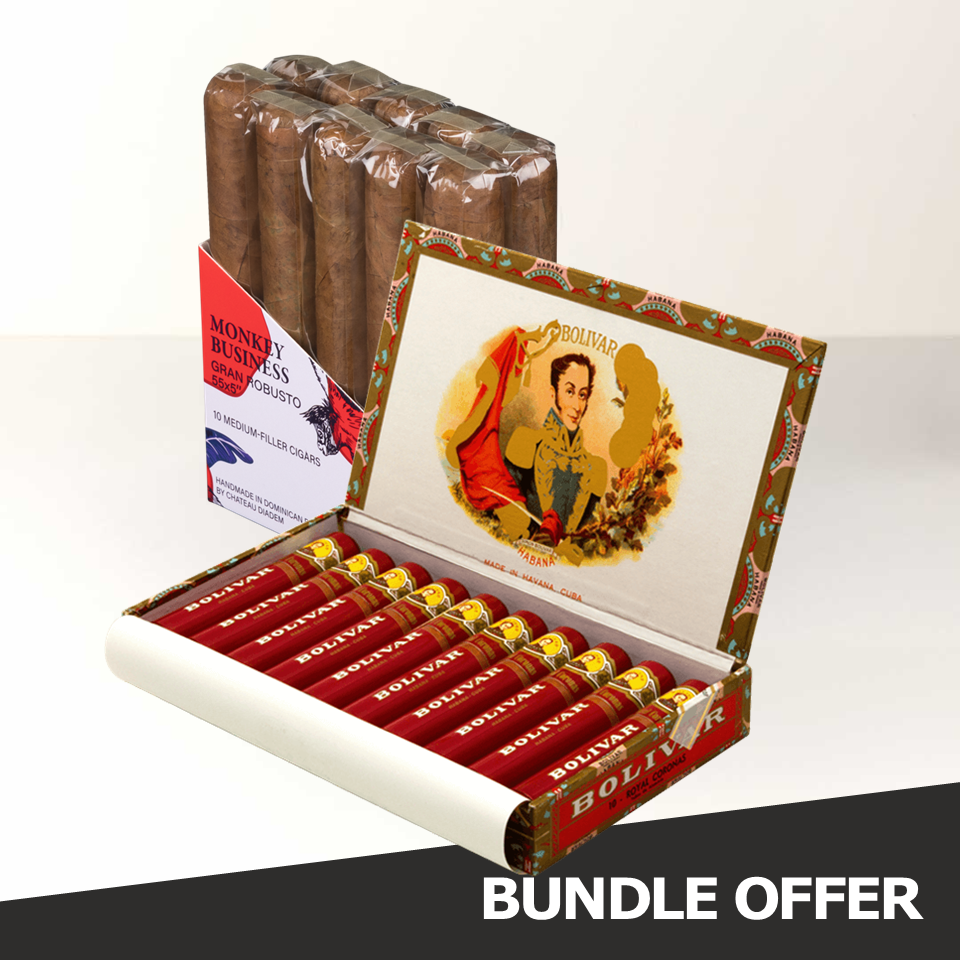 BOLIVAR Royal Coronas (10) & MONKEY BUSINESS