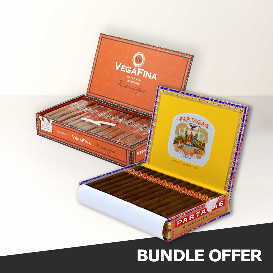 PARTAGAS Aristocrats (25) & VEGAFINA Nicaragua Short (25)