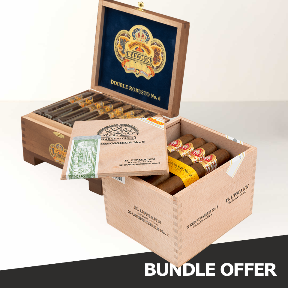 H.UPMANN Connossieur No.2 (25) & DIAMOND CROWN Maximus No.6 (20)