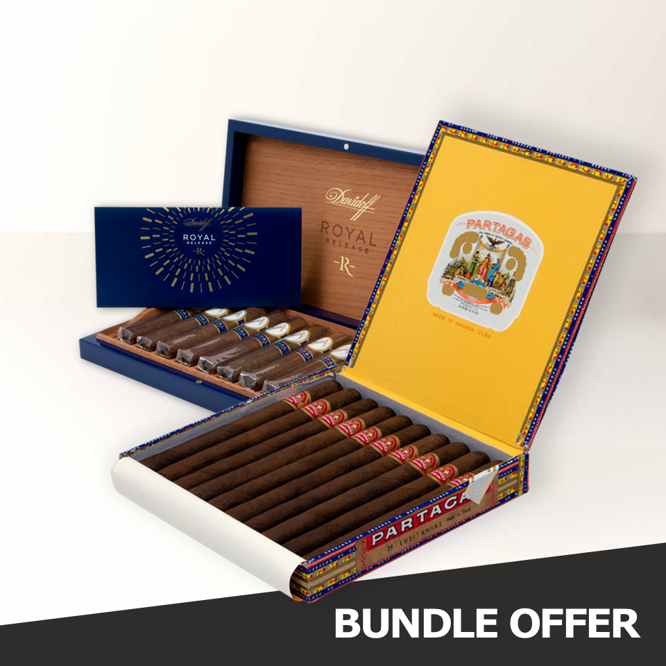 PARTAGAS Lusitanias (10) & DAVIDOFF Royal Release Robusto (10)