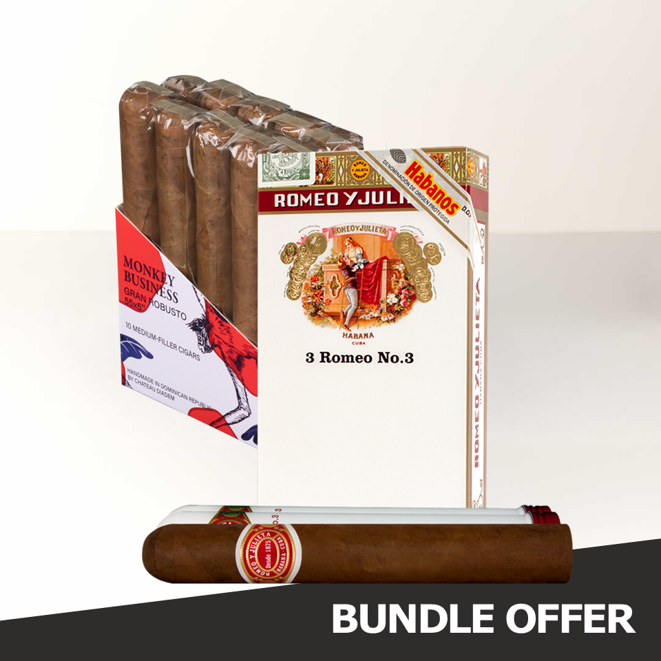 ROMEO Y JULIETA Romeo No.3 T (3) & MONKEY BUSINESS
