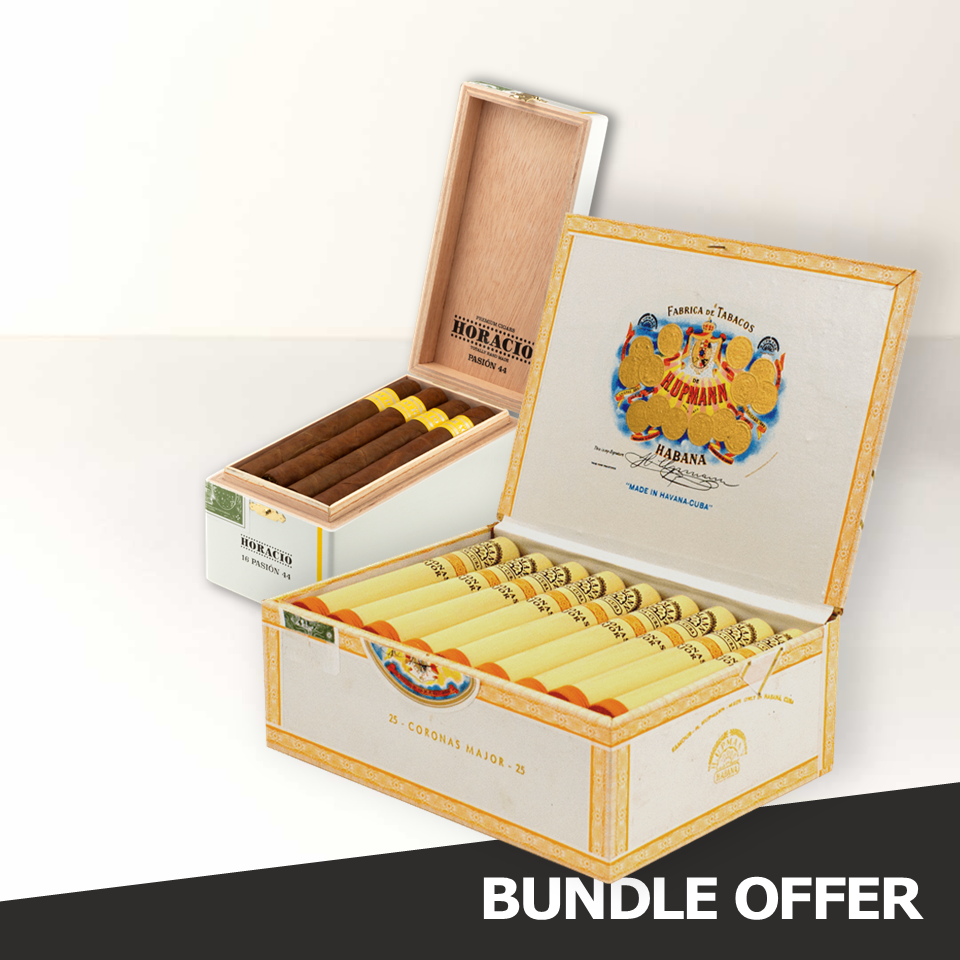 H.UPMANN Coronas Major (25) & HORACIO Pasion 44 (16)