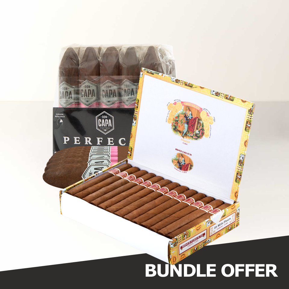 ROMEO Y JULIETA Mille Fleurs (25) & DON CAPA