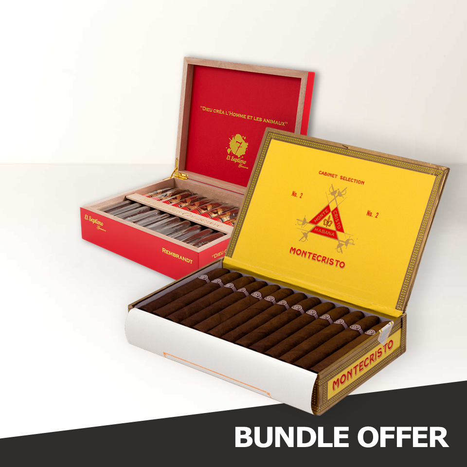 MONTECRISTO No.2 (25) & EL SEPTIMO Rembrandt Sacred Art (20)