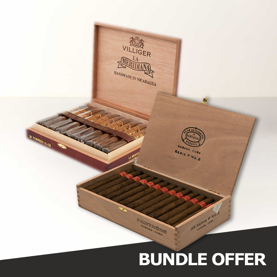 PARTAGAS P2 (25) & VILLIGER La Meridiana - Torpedo (20)