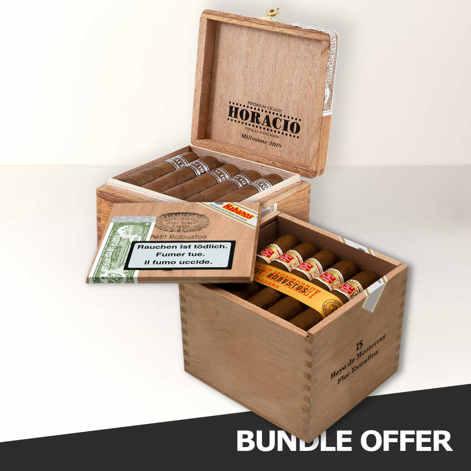 HdM Petit Robustos (25) & HORACIO Classic VIII (15)