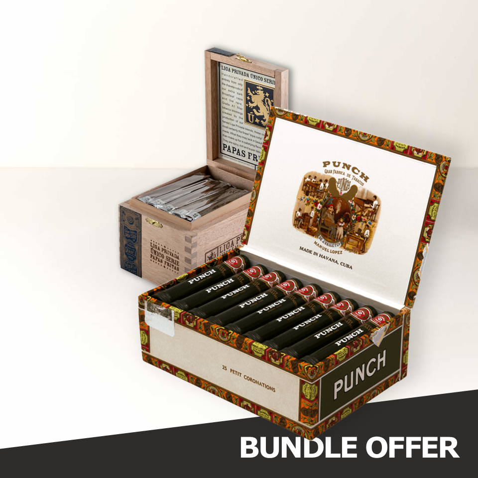 PUNCH Petit Coronations (25) & LIGA PRIVADA Unico Papas Fritas (25)