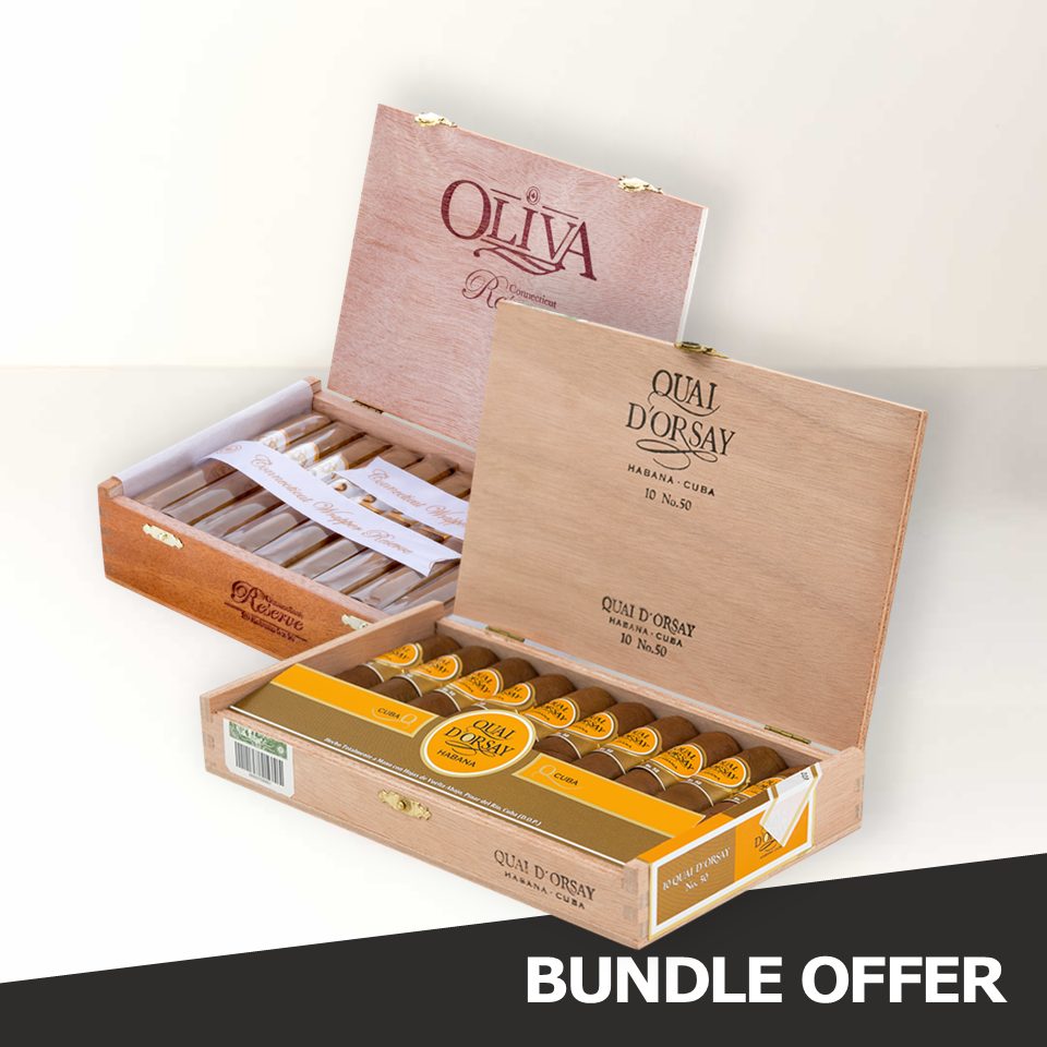 QUAI D'ORSAY No.50 (10) & OLIVA Connecticut Robusto (20)