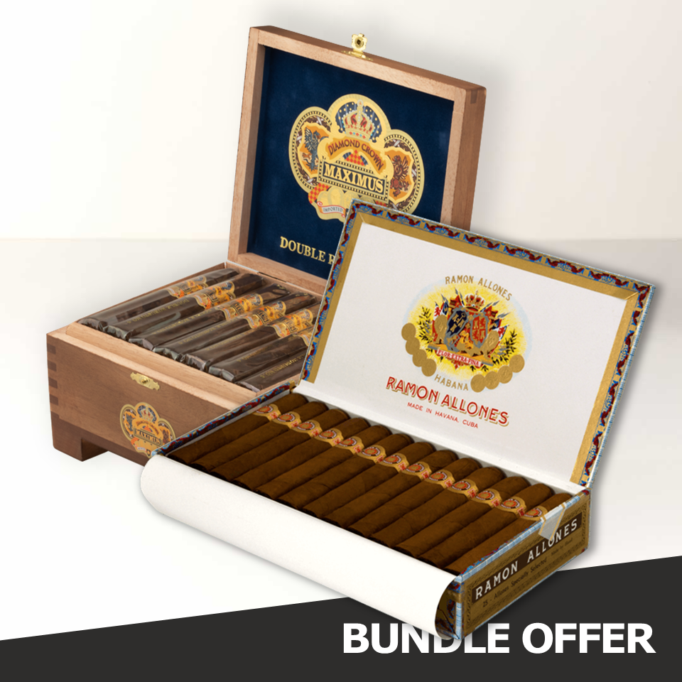 RAMON ALLONES Specially Selected (25) & DIAMOND CROWN Maximus Dble Robusto 6 (20)