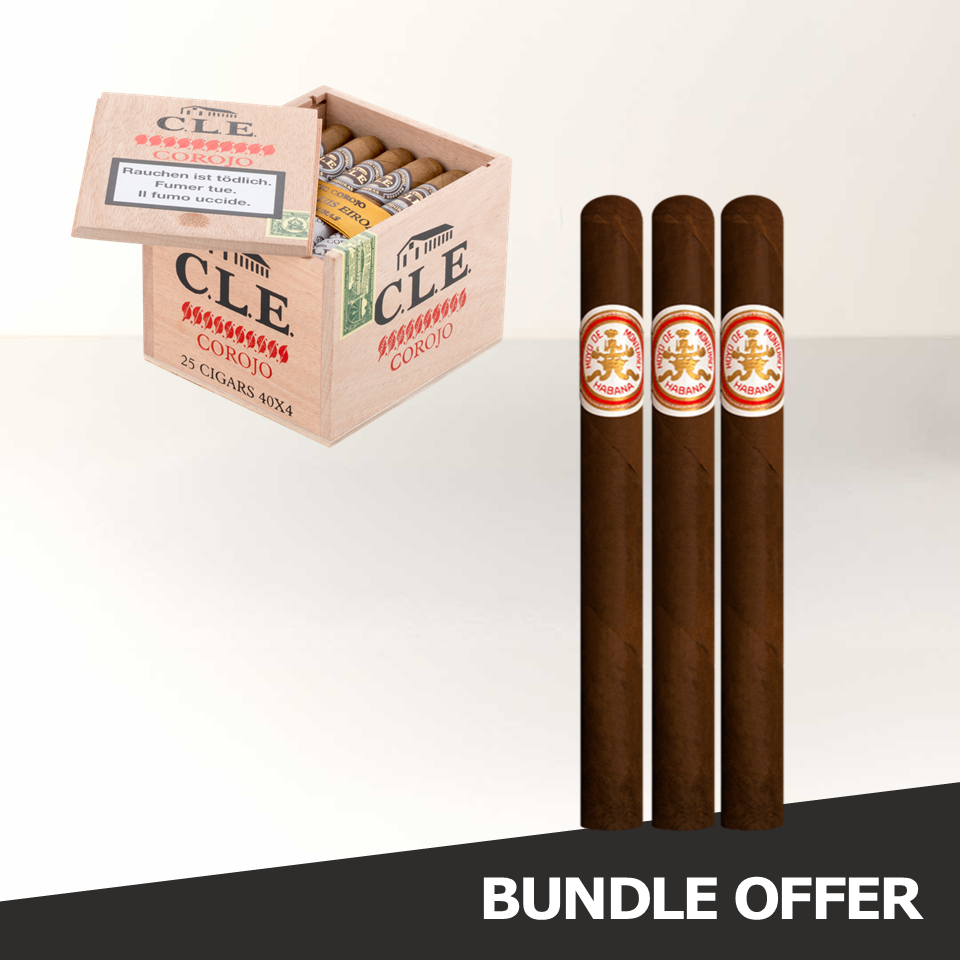 HOYO DE MONTERREY Double Coronas (3) & C.L.E