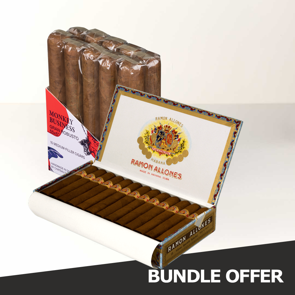 RAMON ALLONES Specially Selected (25) & MONKEY SET