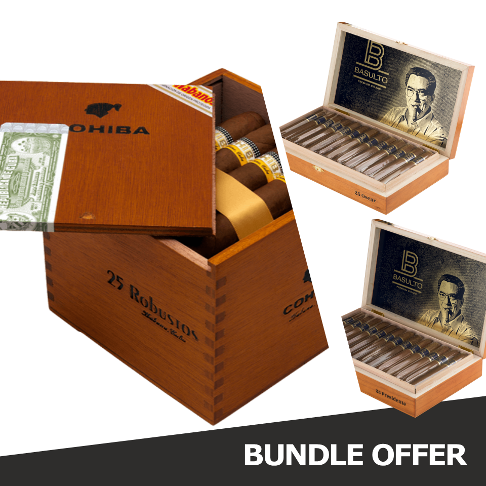 COHIBA Robustos 2022 (25) & BASULTO set (50)