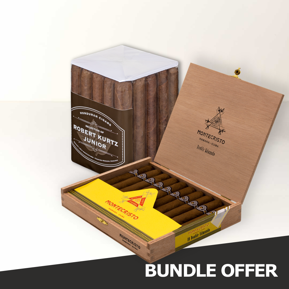 MONTECRISTO Double Edmundo (10) & SELECTION DE ROBERT Double Robusto (25)