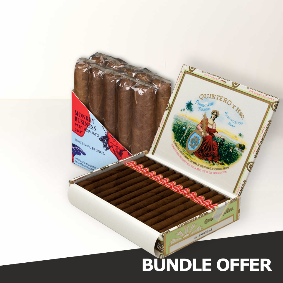 QUINTERO Panetelas (25) & MONKEY BUSINESS (10)