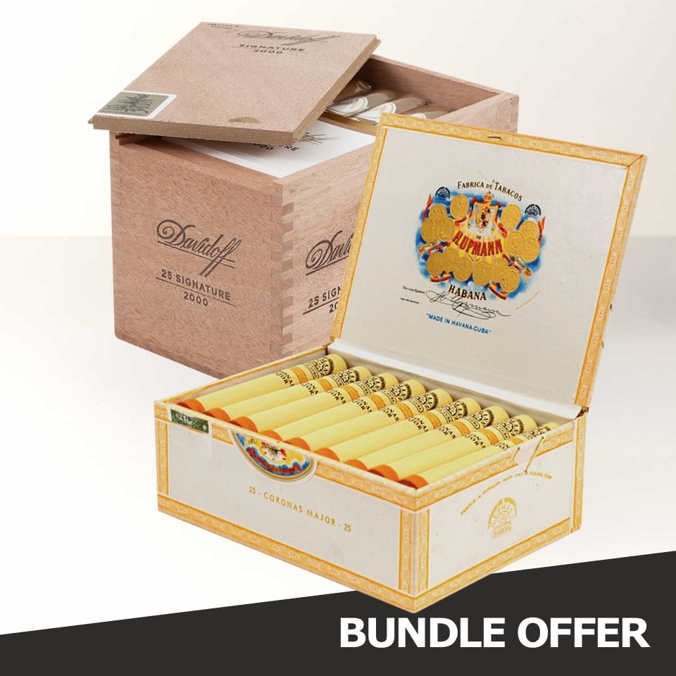 H.UPMANN Coronas Major (25) & DAVIDOFF Signature - 2000 (25)