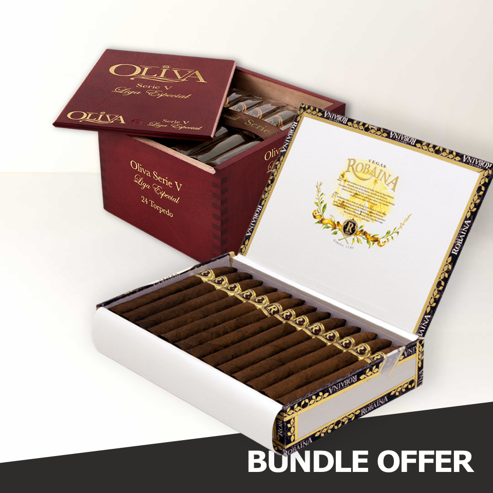 VEGAS ROBAINA Unicos (25) & OLIVA Torpedo - Serie V (24)