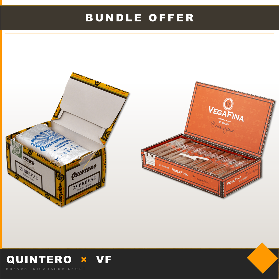 QUINTERO Brevas (25) & VEGAFINA Nicaragua Short (25)